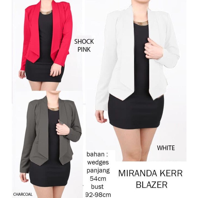 Wanita-Blazer- Blazer Lengan Panjang Polos Wanita / Blazer Hijau Biru Kuning Wanita -Blazer-Wanita.