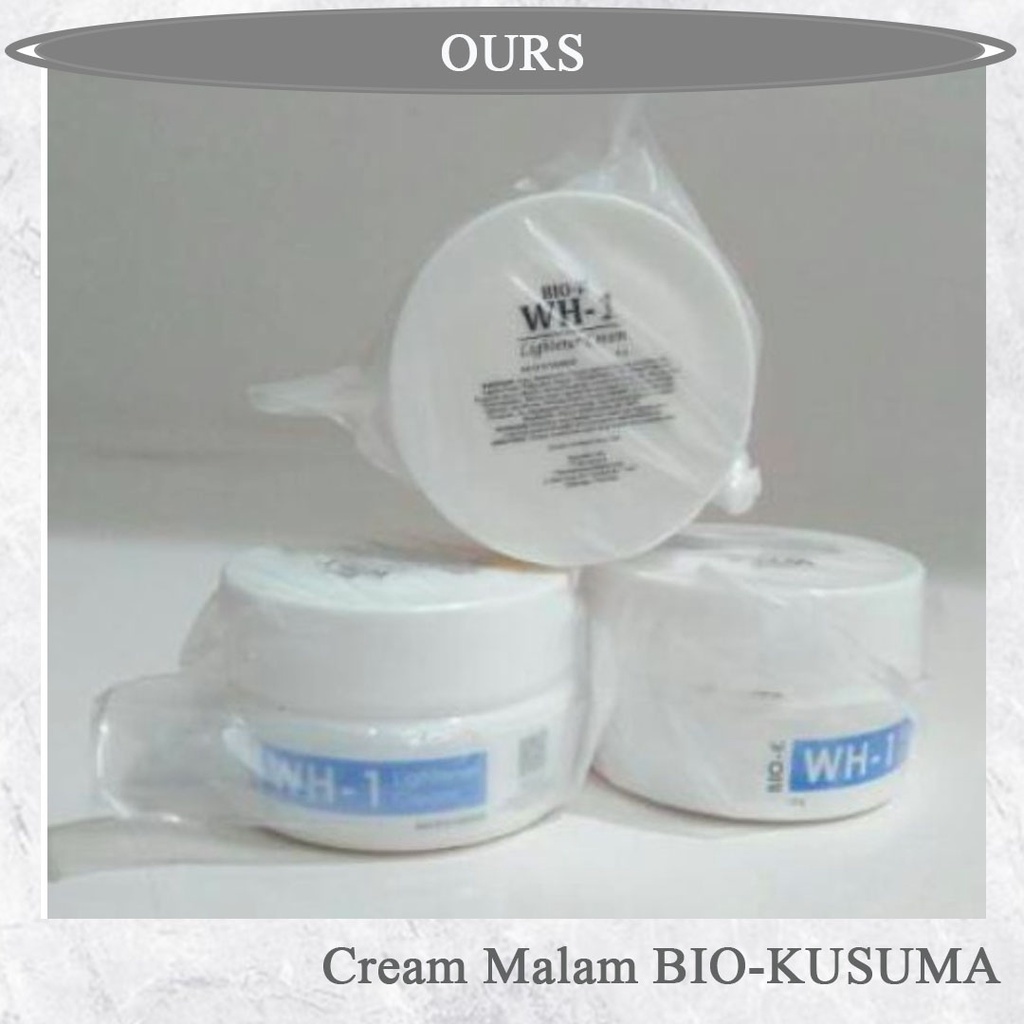 Cream Malam Pencerah WH-1,2,3,4 BIO-Kusuma Clinic | 100% Original KUSUMA KLINIK WH1 WH2 WH3 WH4