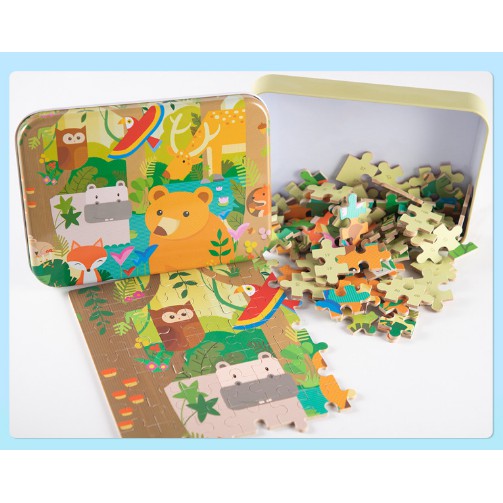 TweedyToys - Mainan Edukatif / Puzzle Kayu / Jigsaw Puzzle 120 Pcs Lucu