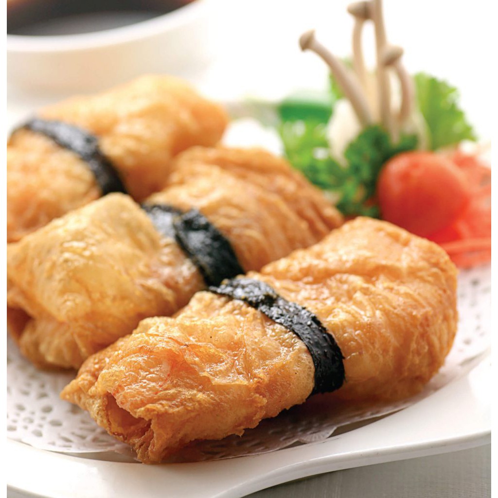 

LUMPIA KULIT TAHU UDANG ISI 12 Pcs DIMSUM FROZEN