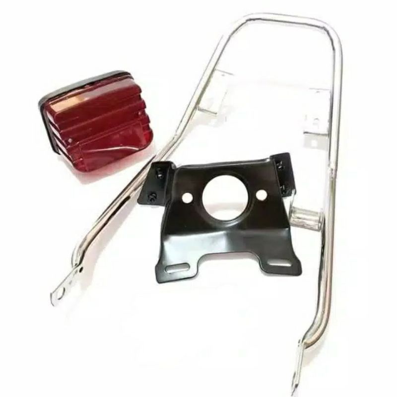 paket begel behel lampu belakang stoplamp stopan set dudukan Honda GL100 GL 100 C700