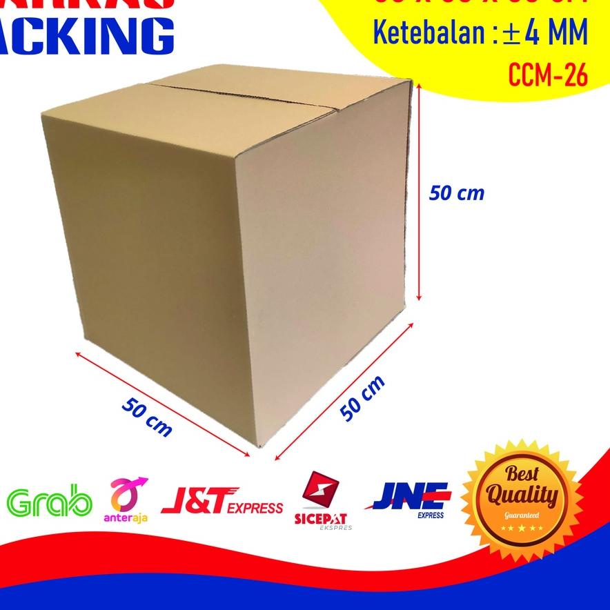 

Baru - Kardus Karton Box Besar 50x50x50 CM Kotak Dus Pindahan Tebal Polos