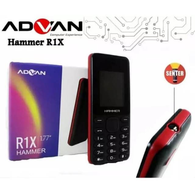 *TERBARU* HANDPHONE / HP CANDYBAR ADVAN HAMMER R1X GARANSI RESMI 1 TAHUN