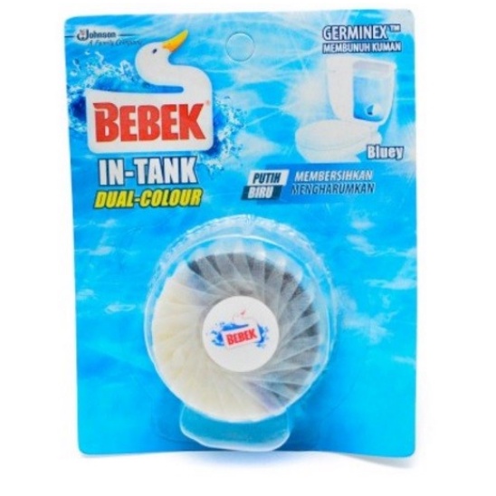 Bebek In-Tank Dual Colour Pembersih Kloset Sibiru Blue Putih Biru 1pc Bebek in Tang
