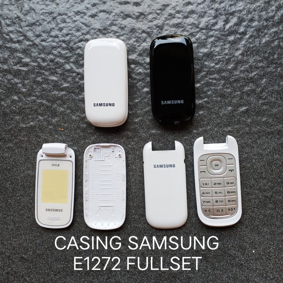 CASING SAMSUNG LIPAT 2 SIM ORIGINAL - CASING FULLSET SAMSUNG E1272 - CASING SAMSUNG LIPAT 2 SIM ORIGINAL - BD