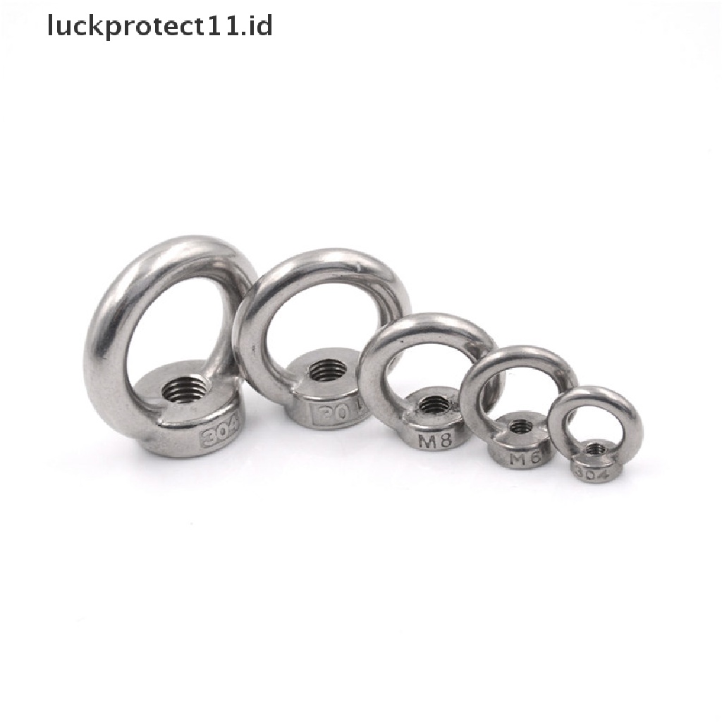 // Hg &amp; ID// Mur Bentuk Cincin Mur Mata Pengangkat Stainless Steel M5/M6/M8/M10/M12 304