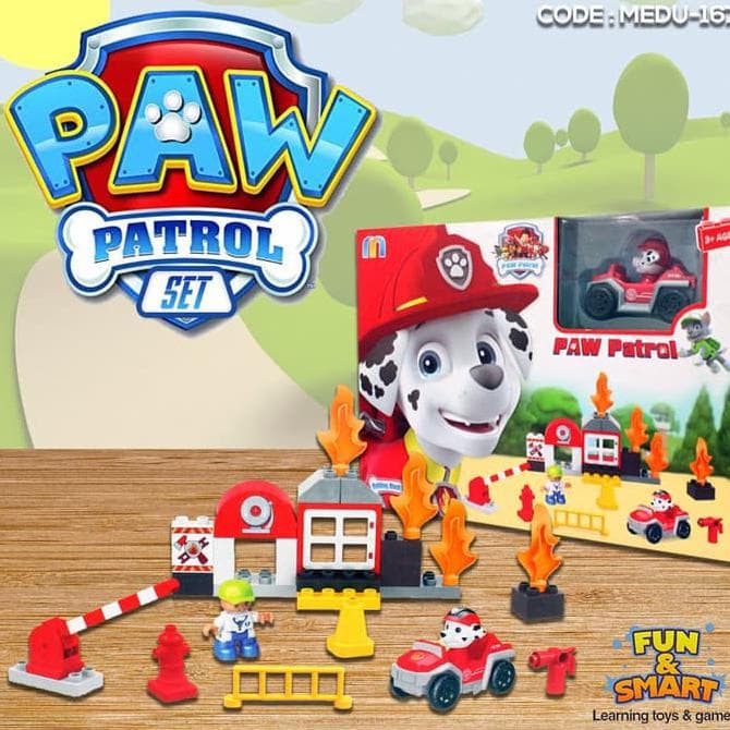Toys Anak Paw Patrol Set Toys Mainan Paw Patrol Lengkap