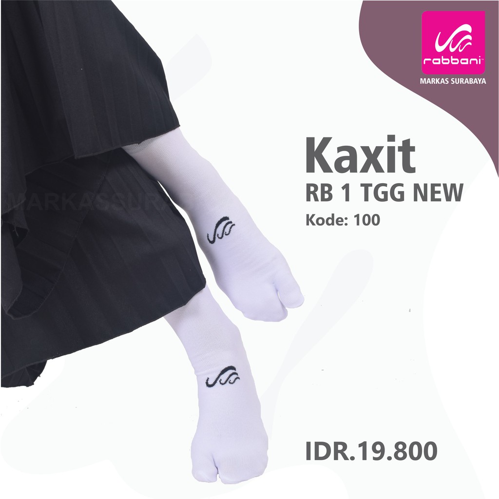 Kaos kaki tanggung jempol Rabbani-100 = Putih