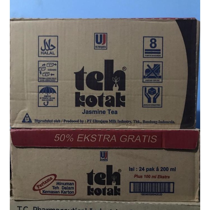 

(BISA COD) Teh Kotak Ultra 200ml + extra 100ml [300ml] TERUJI Kode 1419