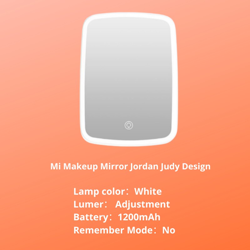 Jordan &amp; Judy Cermin Rias Makeup LED Mirror Kecil Lighting &amp; Touch Aesthetic Dimmer Switch Battery