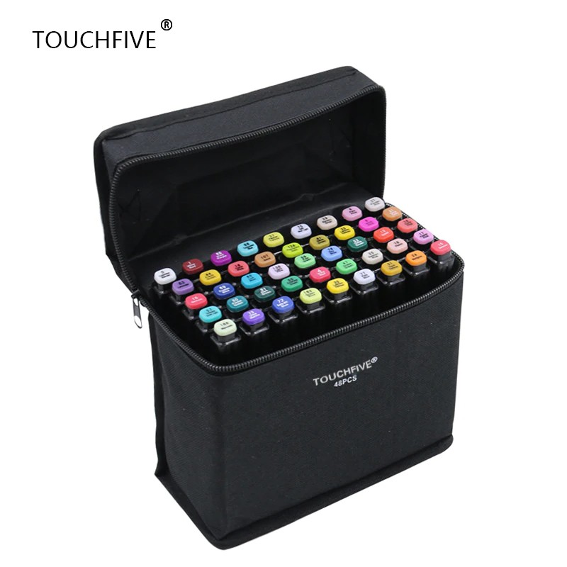 

Jual TouchFIVE 30/40/60/80/168 Color Art Markers Set Dual Headed Artist Sketch Oily Alcohol based