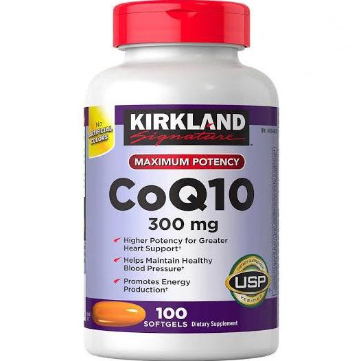 Kirkland CoQ10 300 mg Coenzyme Co Q10 300mg, 100 Softgels