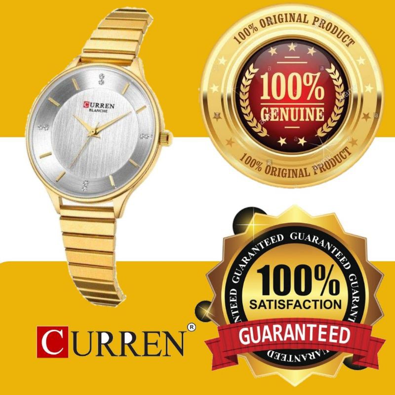 CURREN ORIGINAL 9041 | CURREN WOMAN ANALOG | JAM CURREN WANITA ANTI AIR | CURREN WANITA ELEGAN
