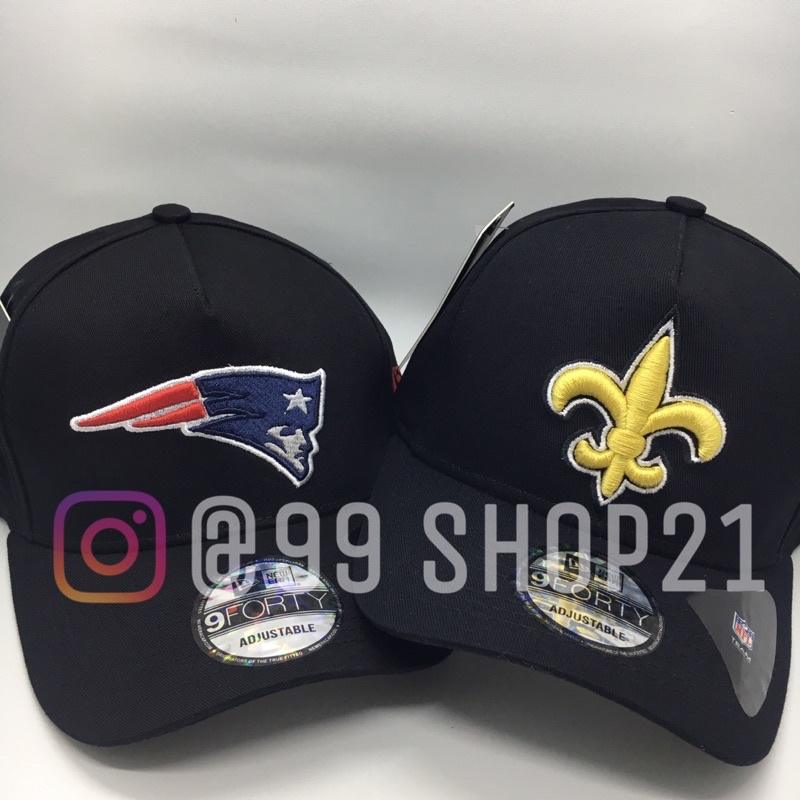 Topi Baseball NFL Patriots Saint Hitam