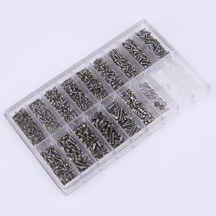 Paket Baut Reparasi Kacamata Sunglasses Repair Nuts Isi 1000 PCS