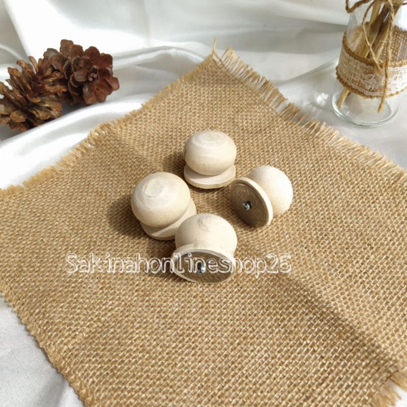 Pentol Kayu / Pegangan Tutup Panci Kayu / Pegangan Kayu