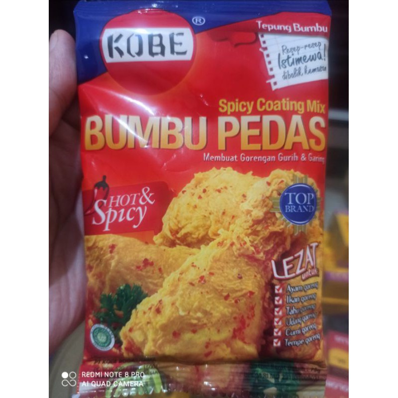 Kobe Tepung Bumbu Pedas 75 Gram - Untuk Gorengan