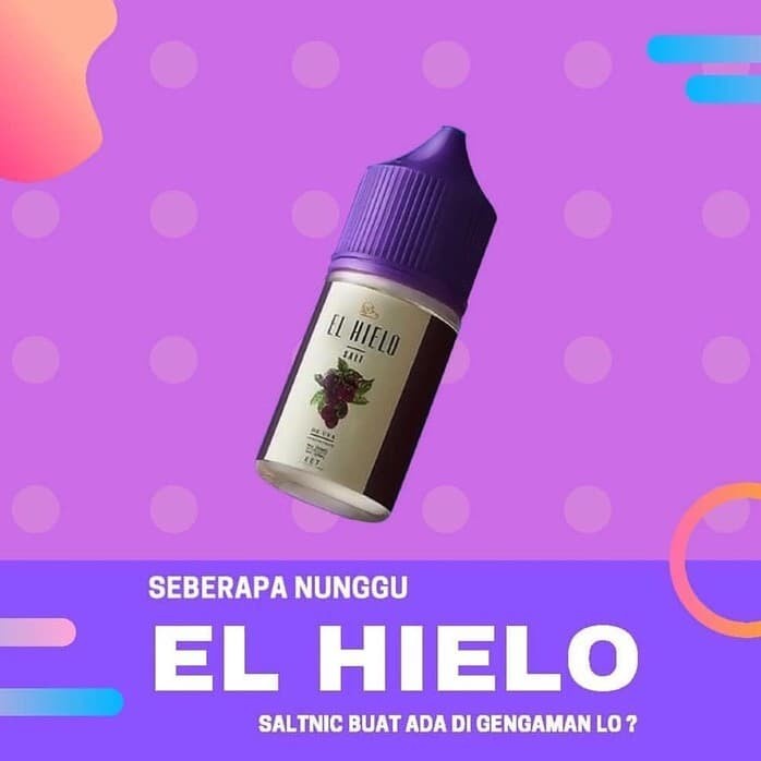 EL Hielo Salt Nicotine 25MG / 30ML De Uva Freezing Grape by VL x 2Neema