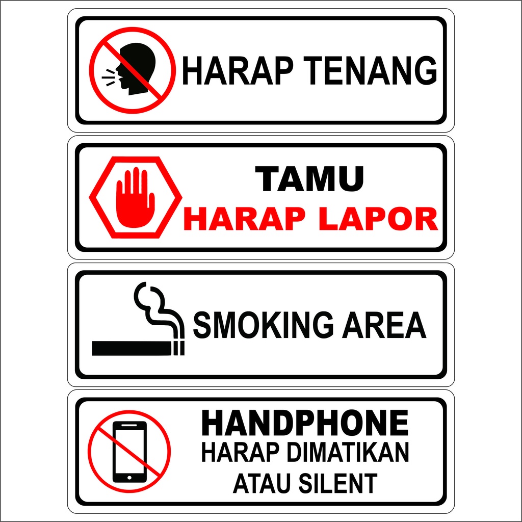 

STIKER SIGN UK 25X8CM MURAH