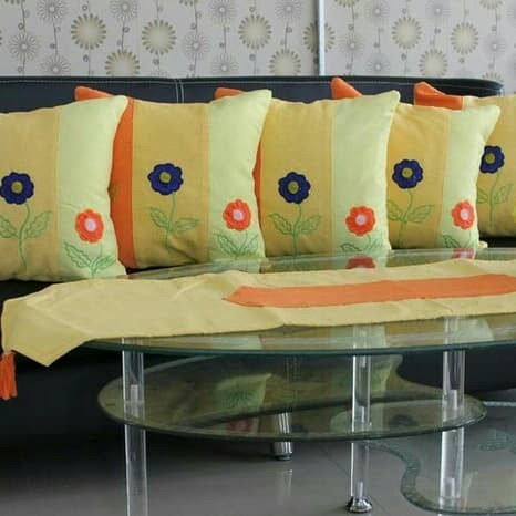Sarung Bantal Sofa - Set Sarung Bantal Kursi Tamu Nuasa Tenun Batik
