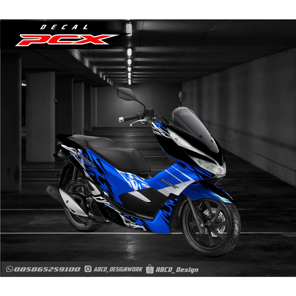 Decal Full Body PCX 150 / 160 abstrak garis/ decal racing/decal pcx160