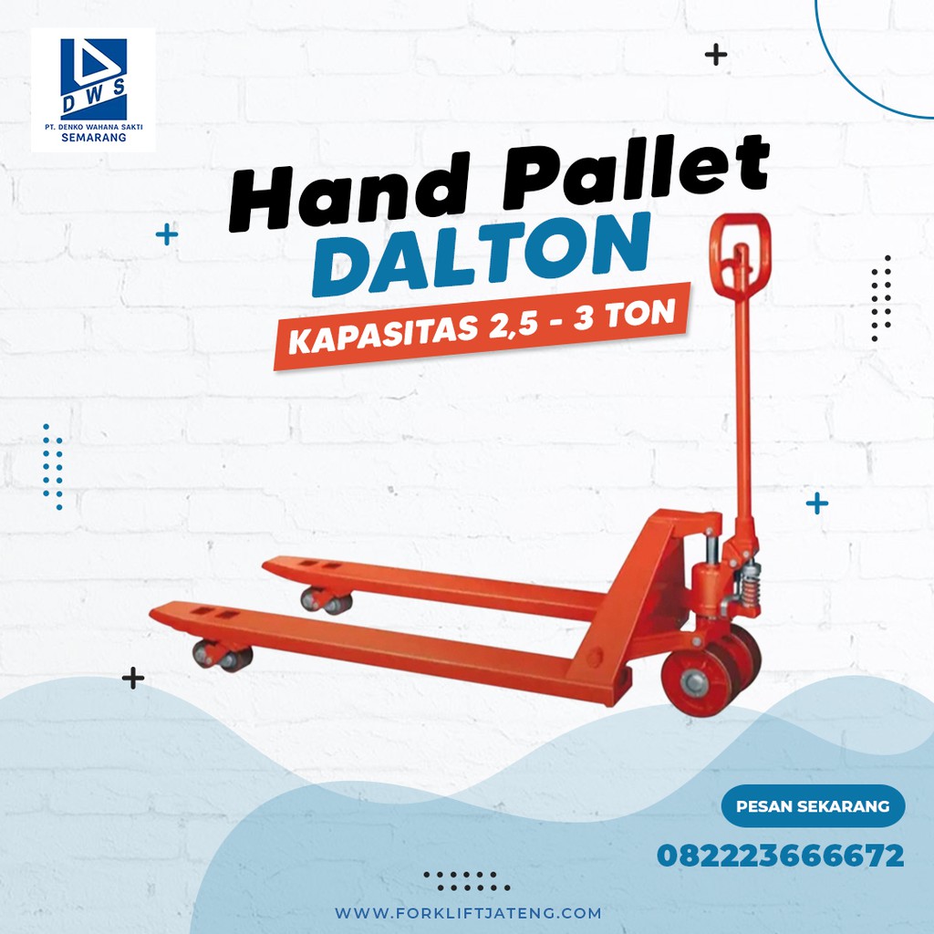 Hand Pallet 3 Ton Dalton / Hand Pallet Murah 30000 kg / Handpallet Murah 3 Ton