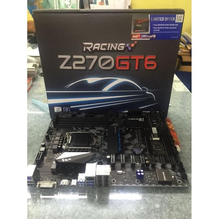Motherboard Biostar Z370GT6 LGA1151 Intel Z370 DDR4 Gaming