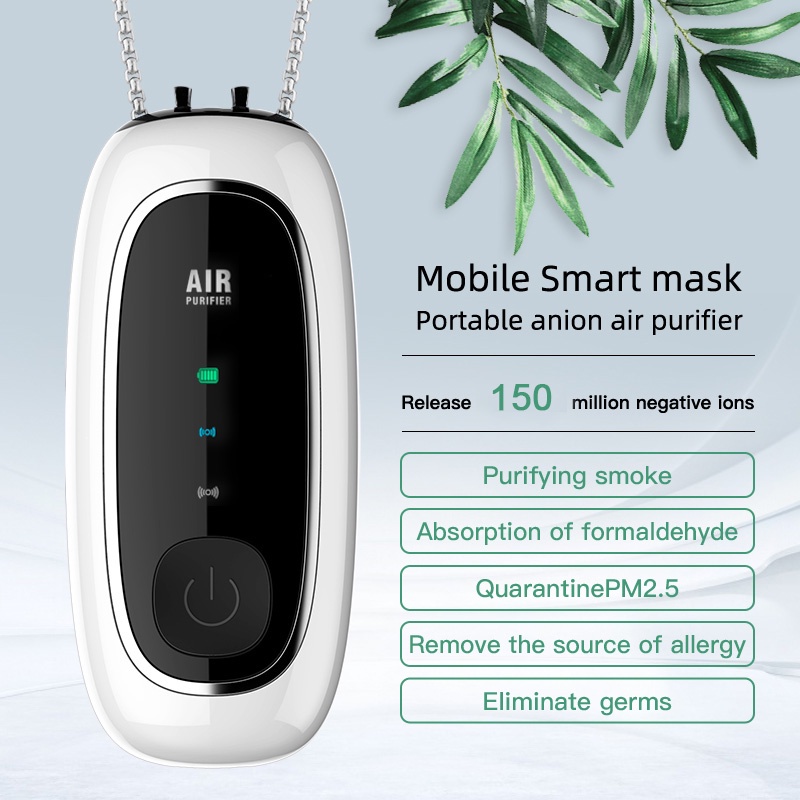 Pembersih udara kalung / Air Purifier / Kalung Air Purifier Smart / Anion Pembersih Udara Portable