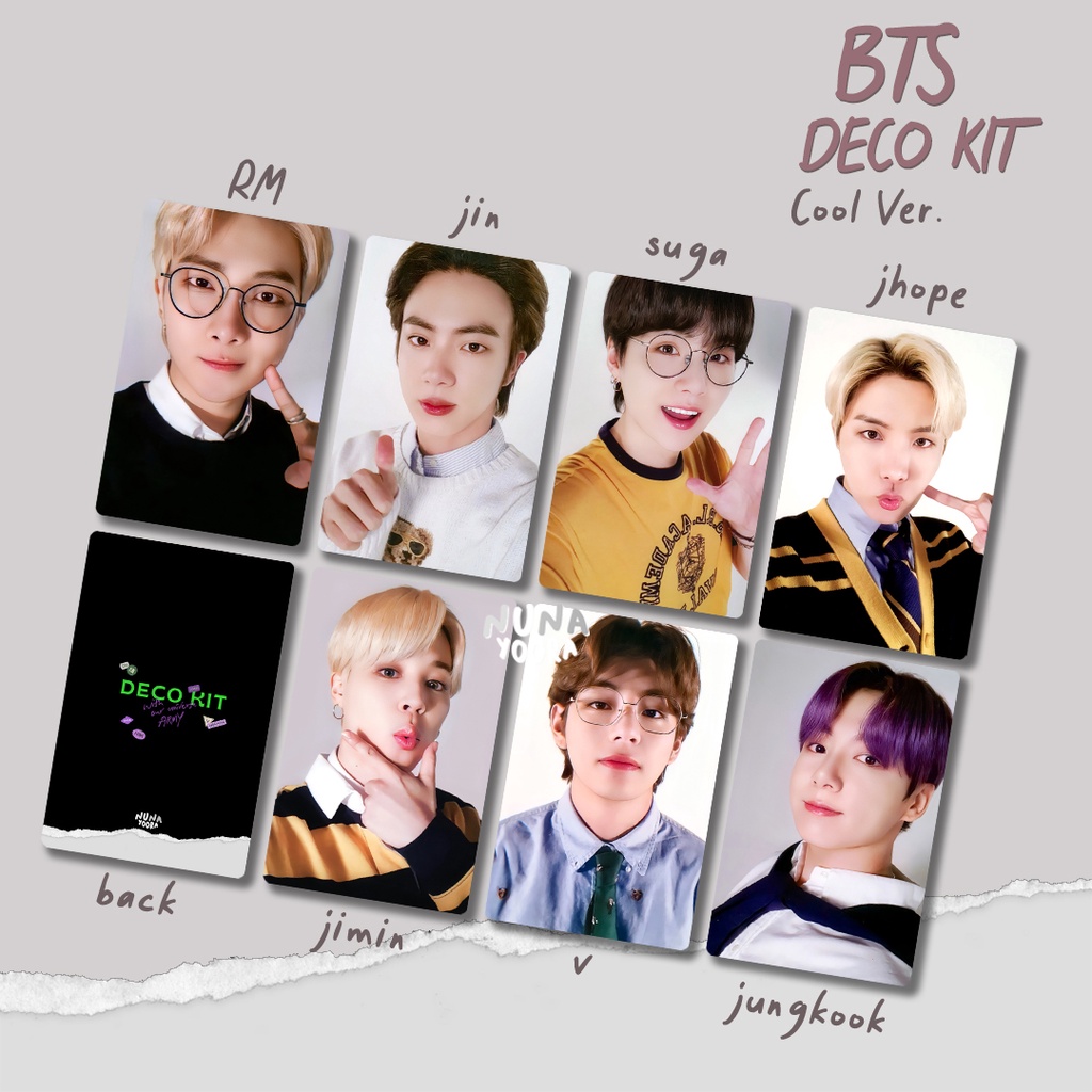 BTS DECO KIT 2022 PHOTOCARD