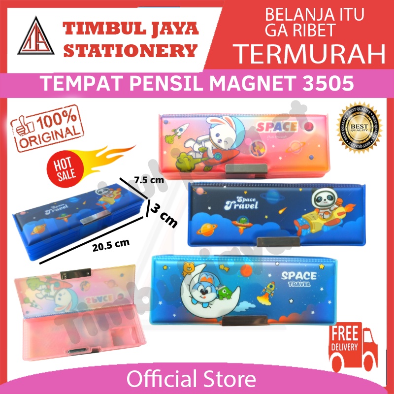 

Xiaolingjing TJS Kotak pensil sekolah Tempat pensil terbaru 2022 anak sekolah lucu dan unik aesthetic Tempat pensil aesthetic korea Space 3505