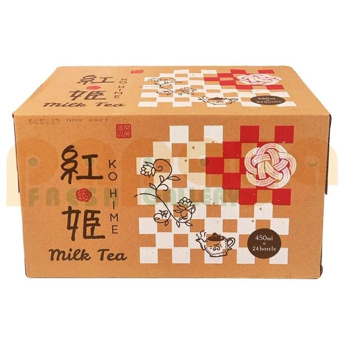 

best produk] KO-HIME MILK TEA 450 ML (24 Botol)