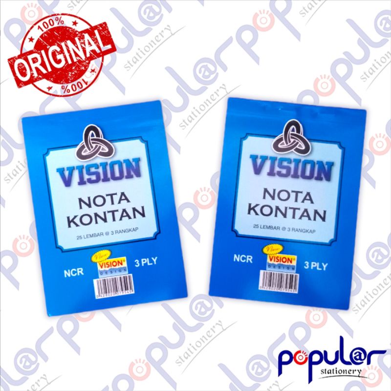 

Nota NCR Vision Kecil 3 ply