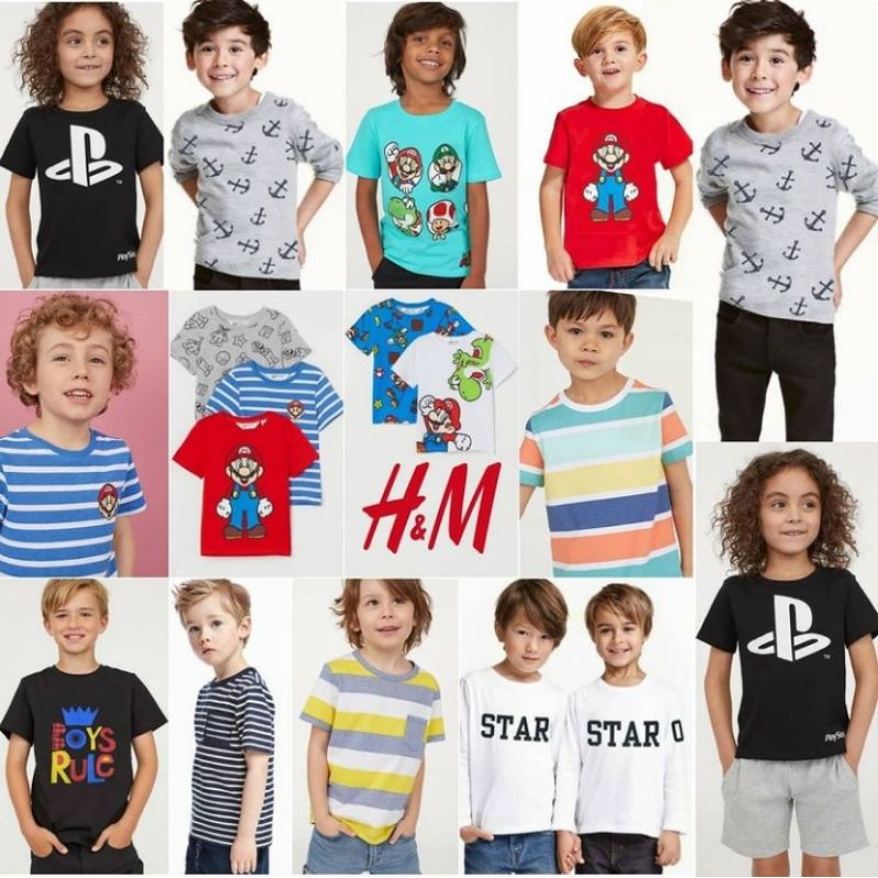 HM Kaos Anak Laki-Laki