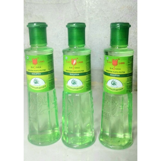 minyak kayu putih cap lang ekaliptus varian [natural] dan [green tea]aromatherapy 120ml