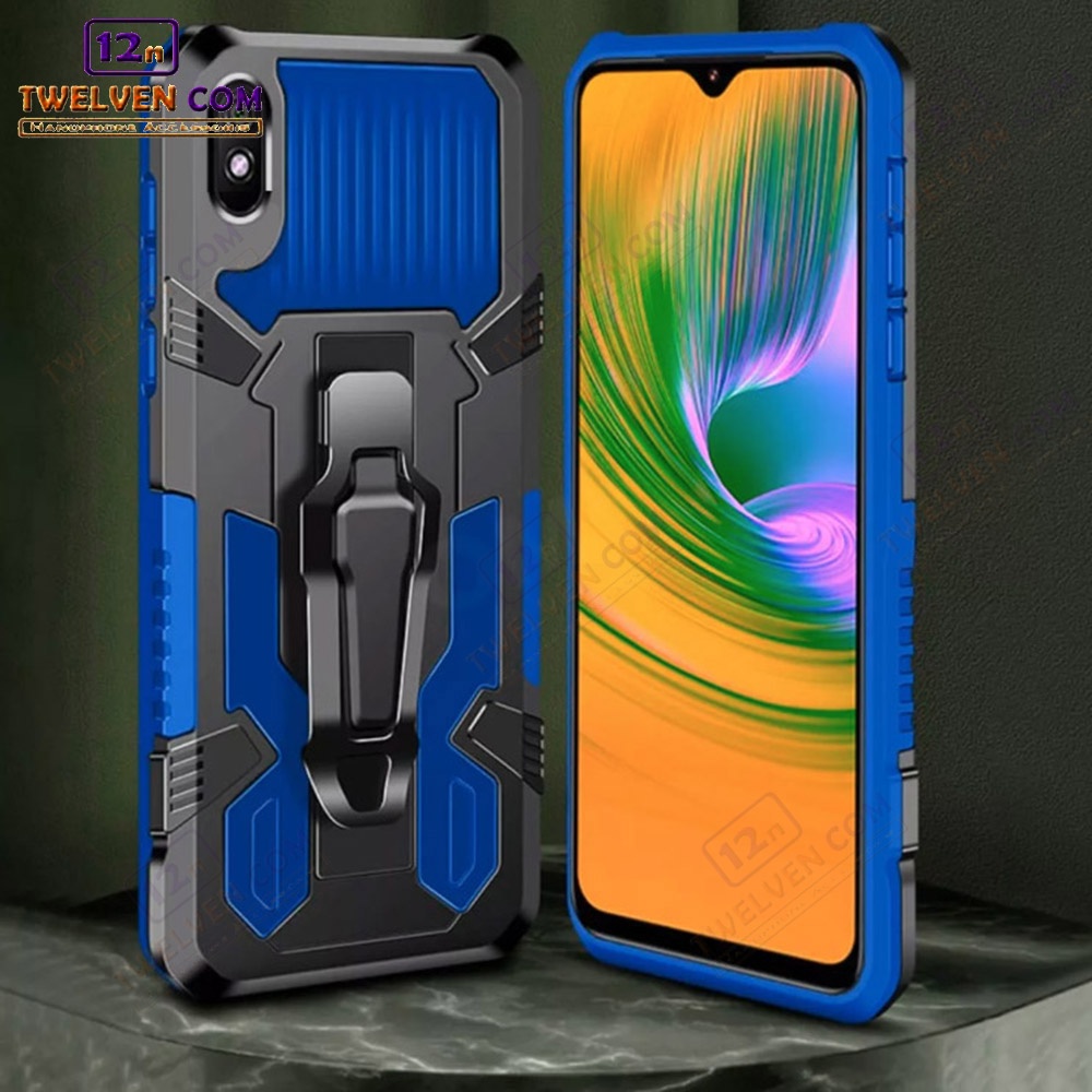 Case Shockproof Samsung A10 Armor Hardcase Stand Clip