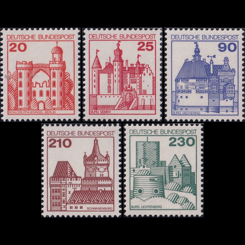 

Prangko Germany 1978 - Palaces and Castles