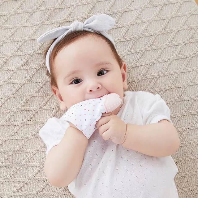 Teether Baby Sarung Tangan Gigitan Bayi Teether sarung tangan bayi | mitten baby gloves Gigitan bayi