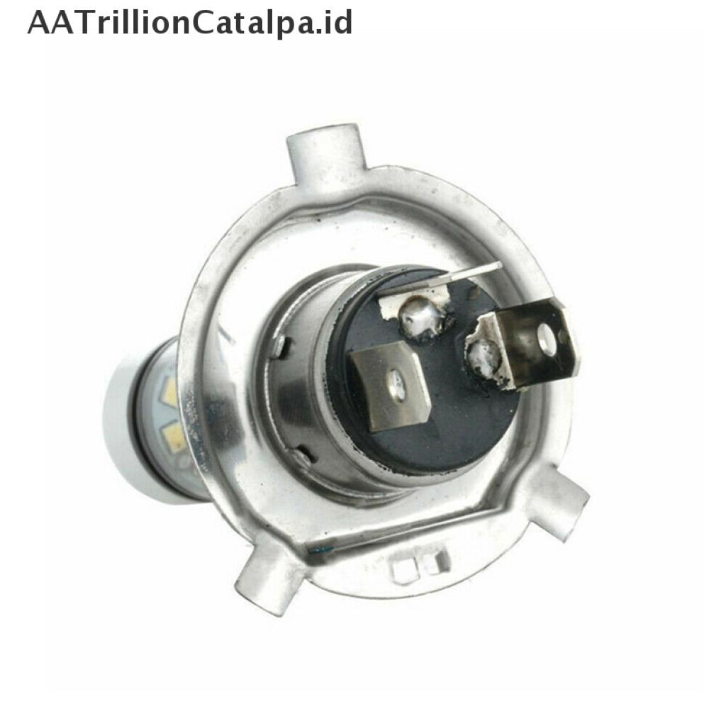 (AATrillionCatalpa) H4 Lampu Depan 20-led 100W 6000K Warna Putih Untuk Motor Power