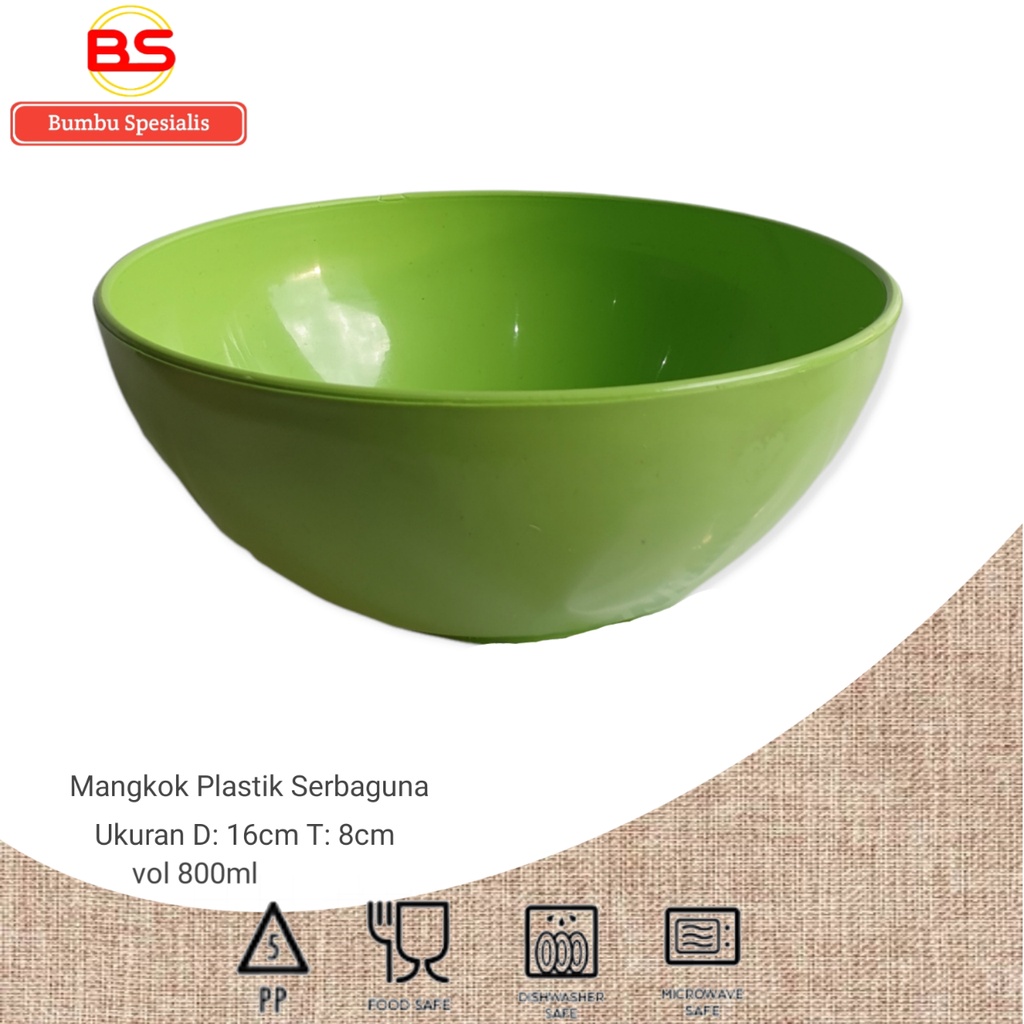 Mangkok Plastik / Mangkok Plastik Serbaguna / Mangkok Besar / Mangkuk Bundar/ Mangkok / Mangkok Mie