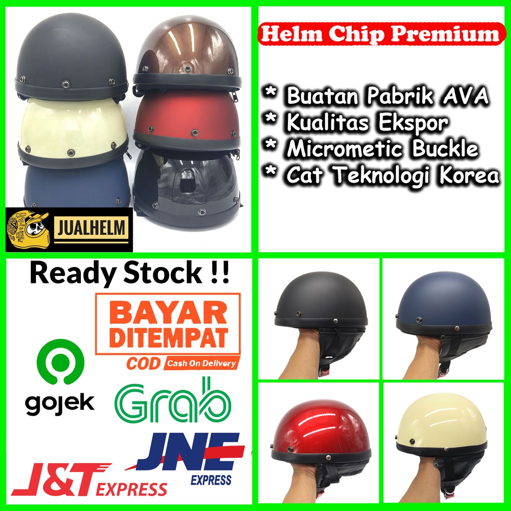  COD Helm  Chips Helm  Sepeda  Premium Polos Buatan  