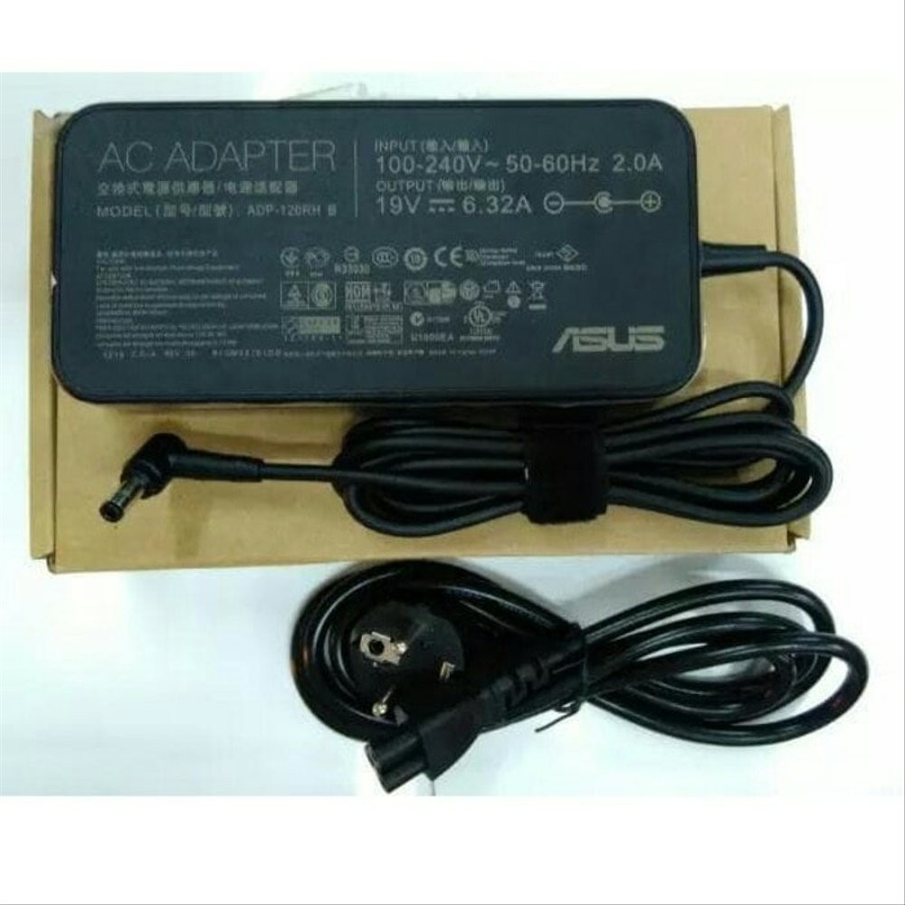 original adaptor asus rog 19.5v - 6.32a charger laptop