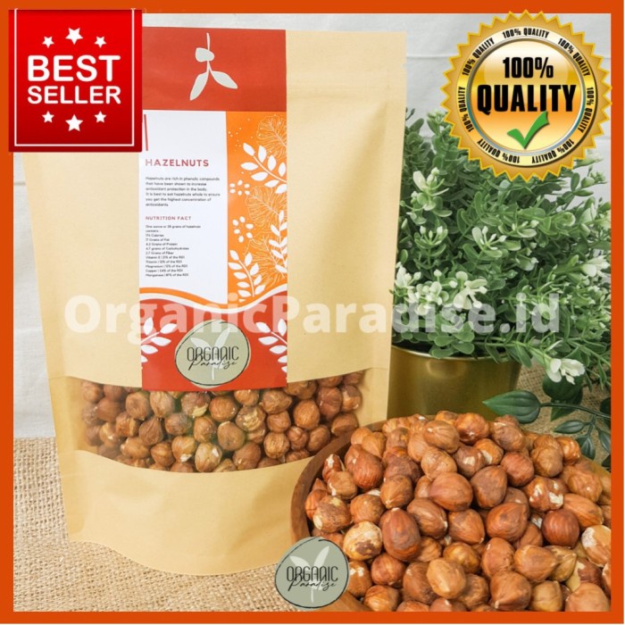 

Roasted Kacang Hazelnut 250 gram / Kacang Hazelnut Panggang