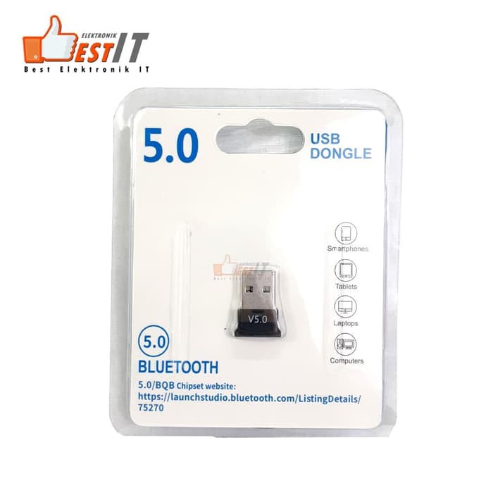 Dongle Usb Bluetooth Adapter V.5.0 Usb Bluetooth 5.0 Dongle Mini Usb