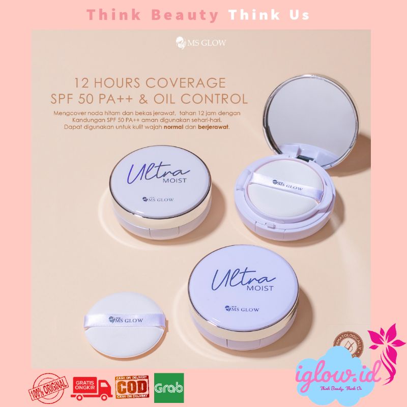 Ultra Moist Cushion MS Glow Original - Foundation - Alas Bedak - Makassar