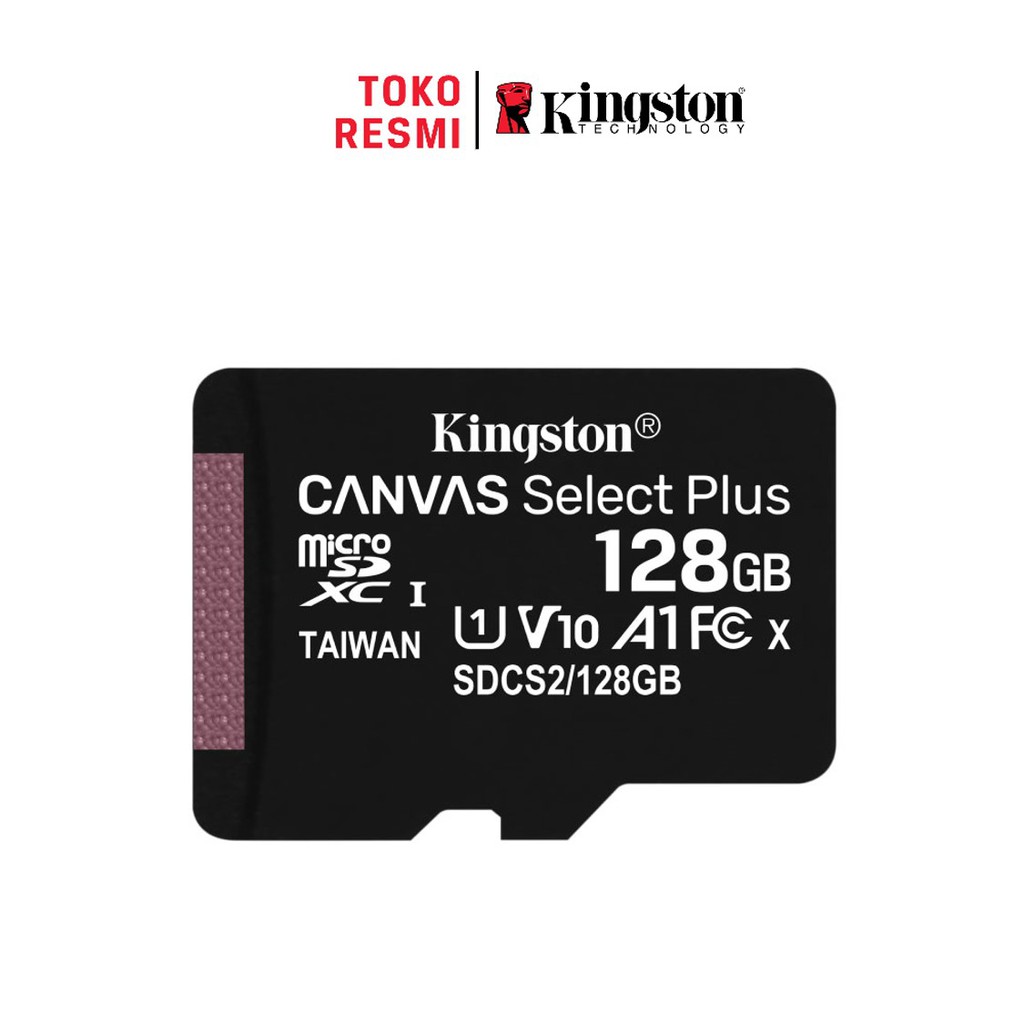 Kingston Canvas Select Plus Class 10 microSD Card 128GB (SDCS2/128GBSP) -Kecepatan 150mb/dtk
