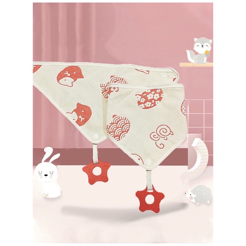 Ecobaby Burpy Bibs Pattern / Slabber / Celemek Makan Bayi Aday Baby