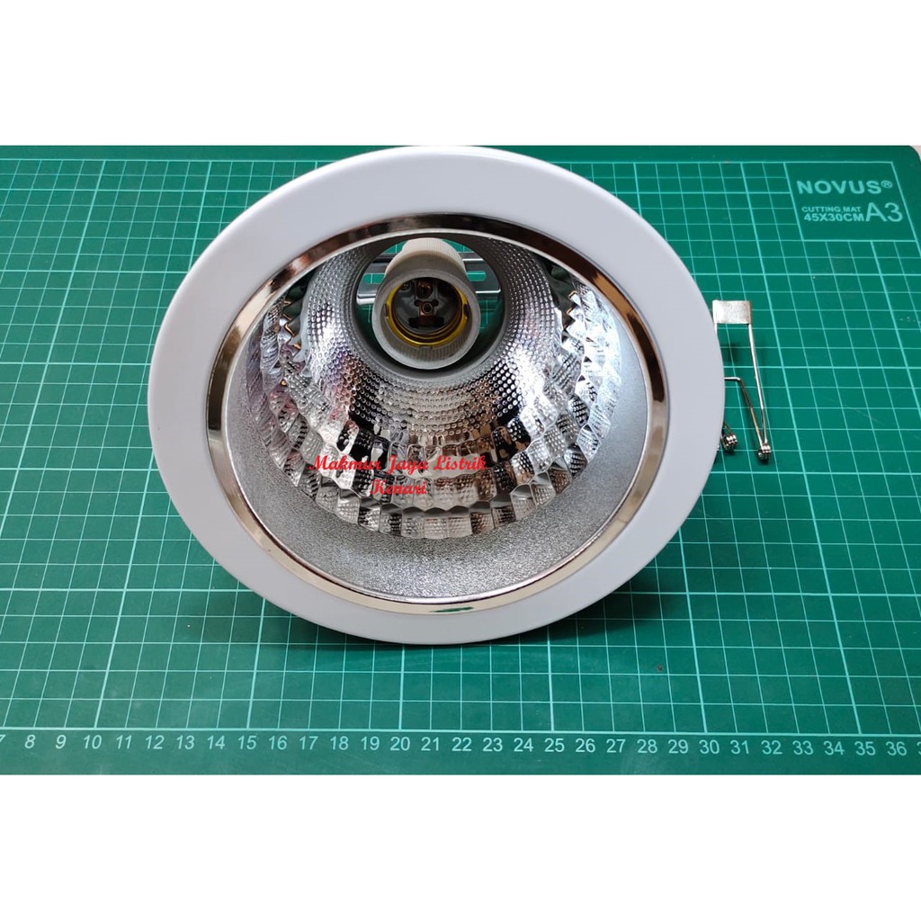 Downlight Kosongan E27 3&quot; 4&quot; 5&quot; 3 inch 4 inch 5 inch Putih Silver Rumah Lampu Fitting