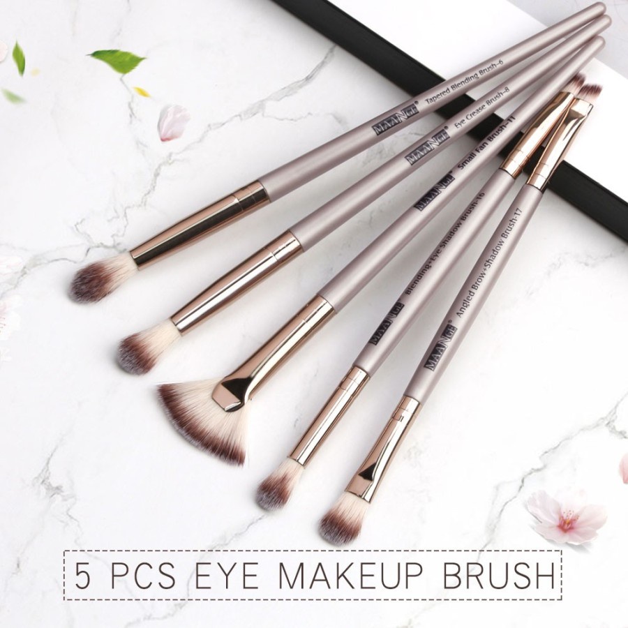 MAANGE 5pcs Beauty Makeup Brush Make Up  isi 5Pcs Alat Kecantikan  Kuas Make Up