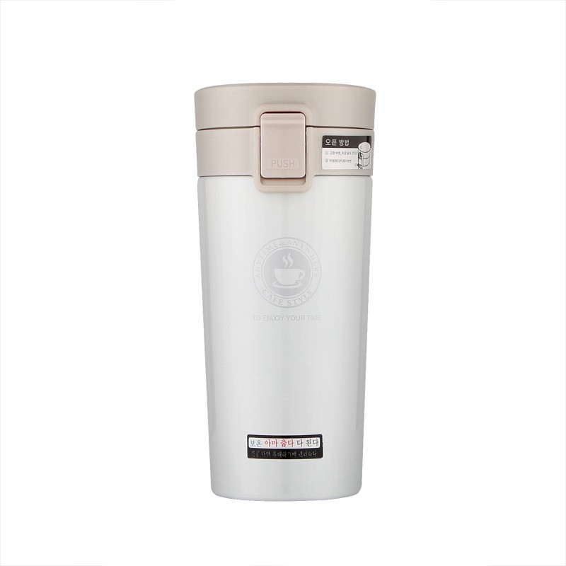 Trend-TERMOS KOPI MUG COFFEE TAHAN AIR PANAS &amp; ES VACUUM COFFEE CUP STAINLESS STEEL 380 ML