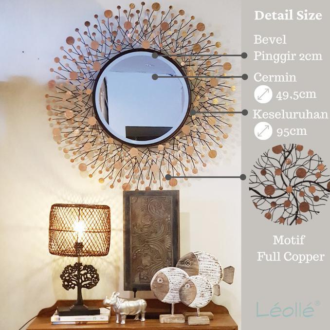 Best Seller] Hiasan Dinding Cermin Mewah Untuk Interior Dekorasi Dinding